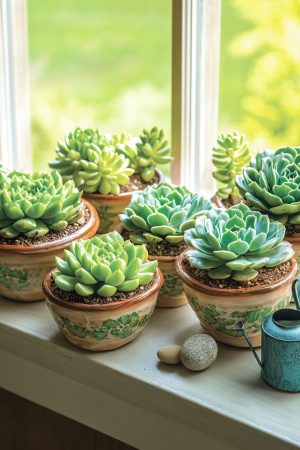 các loại sen đá mini để bàn đẹp